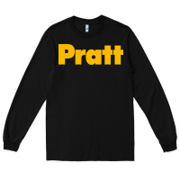 Black Pratt Institute Long Sleeve Tee - linhVisuals