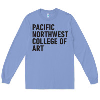 Colony Blue Pacific Northwest College of Art Long Sleeve Tee - linhVisuals