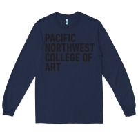 Navy Pacific Northwest College of Art Long Sleeve Tee - linhVisuals