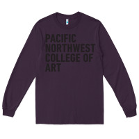 Plum Pacific Northwest College of Art Long Sleeve Tee - linhVisuals