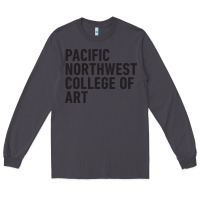 Smoke Pacific Northwest College of Art Long Sleeve Tee - linhVisuals