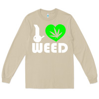 Mushroom i love weed fun Long Sleeve Tee - linhVisuals