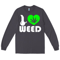 Smoke i love weed fun Long Sleeve Tee - linhVisuals