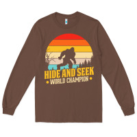 Chestnut hide and seek world champion bigfoot t  shirt hide and seek world cham Long Sleeve Tee - linhVisuals