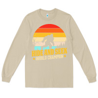 Mushroom hide and seek world champion bigfoot t  shirt hide and seek world cham Long Sleeve Tee - linhVisuals