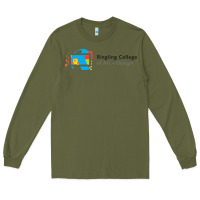 Army Green Ringling College of Art and Design Long Sleeve Tee - linhVisuals