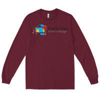 Burgundy Ringling College of Art and Design Long Sleeve Tee - linhVisuals