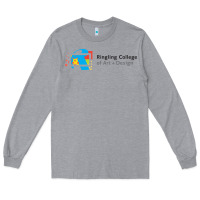 Heather Grey Ringling College of Art and Design Long Sleeve Tee - linhVisuals