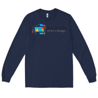 Navy Ringling College of Art and Design Long Sleeve Tee - linhVisuals