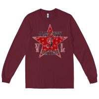 Burgundy almighty vice lord nation vl avln t shirt Long Sleeve Tee - linhVisuals