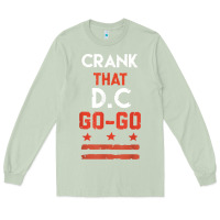 Matcha vintage washington d.c crank that go go music design gift. t shirt Long Sleeve Tee - linhVisuals