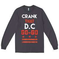 Smoke vintage washington d.c crank that go go music design gift. t shirt Long Sleeve Tee - linhVisuals