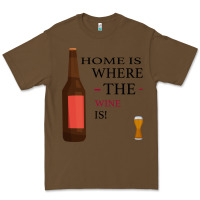 Cacao HOME IS WHERE THE WINE IS Premium Tee - Bettercallsaul