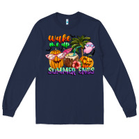 Navy With God All Things Are Possible Summer Long Sleeve Tee - CowhideDigitalArt