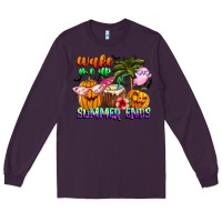 Plum With God All Things Are Possible Summer Long Sleeve Tee - CowhideDigitalArt