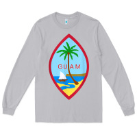 Moon Dust guam coat of arms souvenir gift flag chamorro t shirt Long Sleeve Tee - linhVisuals