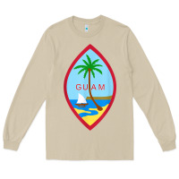 Mushroom guam coat of arms souvenir gift flag chamorro t shirt Long Sleeve Tee - linhVisuals