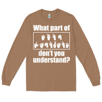 Toasted Coconut funny sign language gift men women hand symbol interpreter t shirt Long Sleeve Tee - linhVisuals