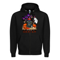 Black Boo heifer black angus Zipper Hoodie - RanaPortraitStore