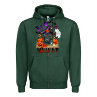 Sports Green Boo heifer black angus Zipper Hoodie - RanaPortraitStore