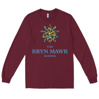Burgundy bryn mawr school Long Sleeve Tee - linhVisuals