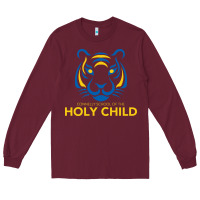 Burgundy connelly school of the holy child Long Sleeve Tee - linhVisuals