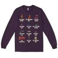 Plum musical notes symbol definition   humor musician t shirt Long Sleeve Tee - linhVisuals
