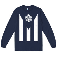 Navy puerto rico taino taina sun puerto rican flag pride boricua pullover h Long Sleeve Tee - linhVisuals