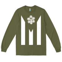 Army Green puerto rico taino taina sun puerto rican flag pride boricua pullover h Long Sleeve Tee - linhVisuals