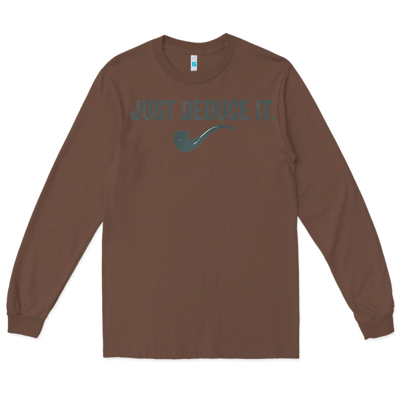 Just Deduce It Funny Sherlock Holmes Detective Raglan Baseball Tee Long Sleeve Tee by linhVisuals | Teevron