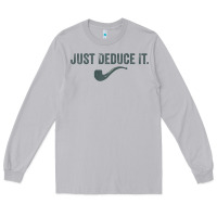 Moon Dust just deduce it funny sherlock holmes detective raglan baseball tee Long Sleeve Tee - linhVisuals
