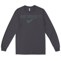 Smoke just deduce it funny sherlock holmes detective raglan baseball tee Long Sleeve Tee - linhVisuals