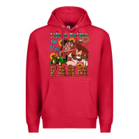 Cardinal western life is better on the farm Premium Hoodie - Artiststas