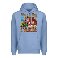 Colony Blue western life is better on the farm Premium Hoodie - Artiststas
