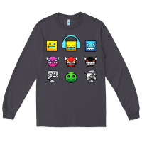 Smoke geometry dash insane Long Sleeve Tee - linhVisuals