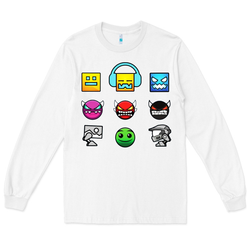 Geometry Dash Insane Long Sleeve Tee by linhVisuals | Teevron