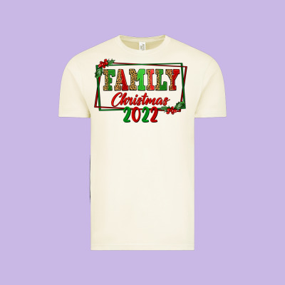 Family Christmas 2022 Vintage Tee Designed By Fadigitalartstudio