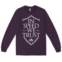 Plum in speed we trust Long Sleeve Tee - linhVisuals