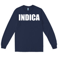 Navy indica Long Sleeve Tee - linhVisuals