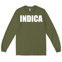 Army Green indica Long Sleeve Tee - linhVisuals