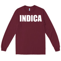 Burgundy indica Long Sleeve Tee - linhVisuals