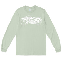 Matcha indian scout motorcycle Long Sleeve Tee - linhVisuals
