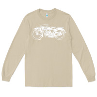 Mushroom indian scout motorcycle Long Sleeve Tee - linhVisuals
