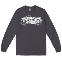Smoke indian scout motorcycle Long Sleeve Tee - linhVisuals