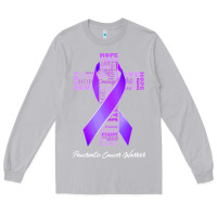 Moon Dust pancreatic cancer t shirtfaith hope love pancreatic cancer warrior t s Long Sleeve Tee - linhVisuals