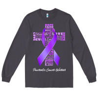 Smoke pancreatic cancer t shirtfaith hope love pancreatic cancer warrior t s Long Sleeve Tee - linhVisuals