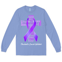 Colony Blue pancreatic cancer t shirtfaith hope love pancreatic cancer warrior t s Long Sleeve Tee - linhVisuals