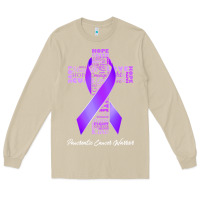 Mushroom pancreatic cancer t shirtfaith hope love pancreatic cancer warrior t s Long Sleeve Tee - linhVisuals