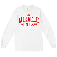 White miracle on ice Long Sleeve Tee - linhVisuals