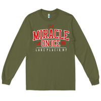 Army Green miracle on ice Long Sleeve Tee - linhVisuals